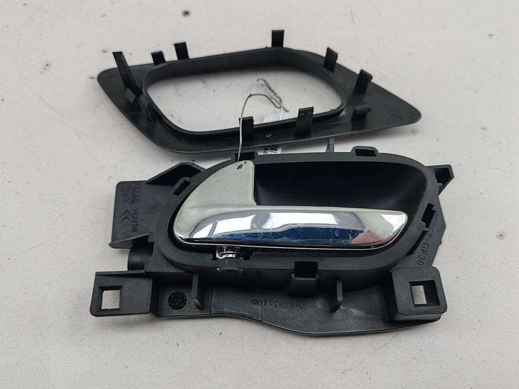ручка внутренняя передняя левая Citroen C4 2005, 1.6 л., дизель, МКПП, чёрный, хетчбэк 3 дв., 7386