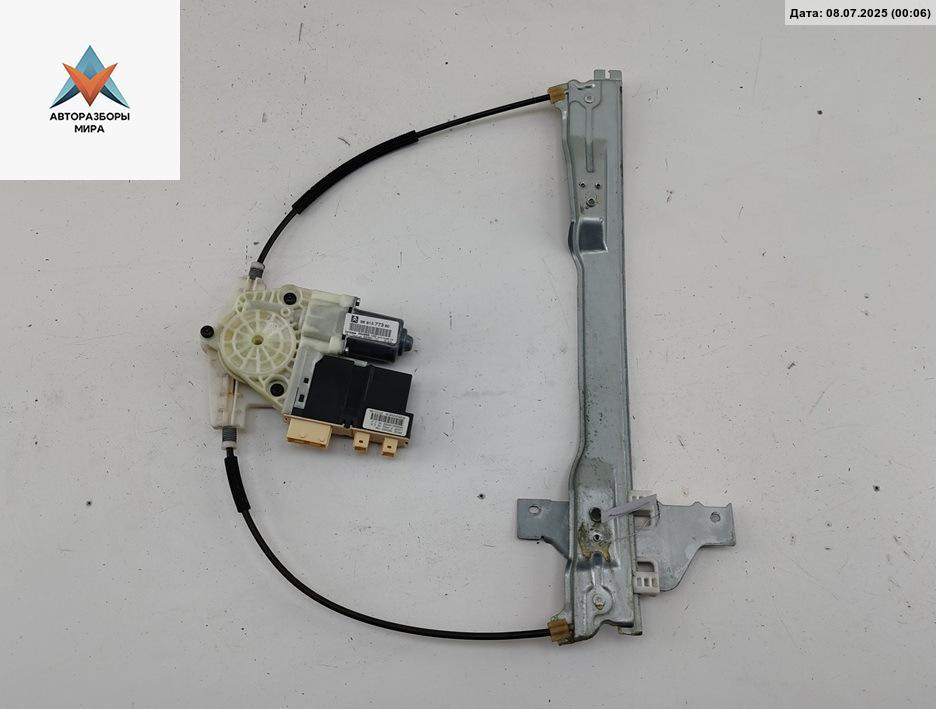 стеклоподъемник электрический передний правый Citroen C4 1 поколение 2005, 1.6 л., дизель, МКПП, чёрный, хетчбэк 3 дв., 9681577380 - фото №1