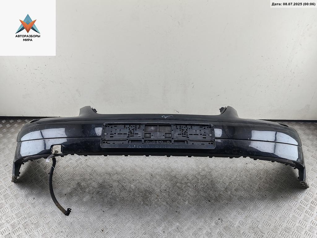 бампер передний Volkswagen Touran 1 поколение 2005, FSI, бензин, чёрный, минивэн - фото №1