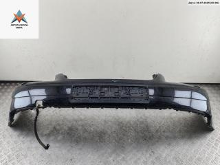 бампер передний Volkswagen Touran 1 поколение 2005, FSI, бензин, чёрный, минивэн