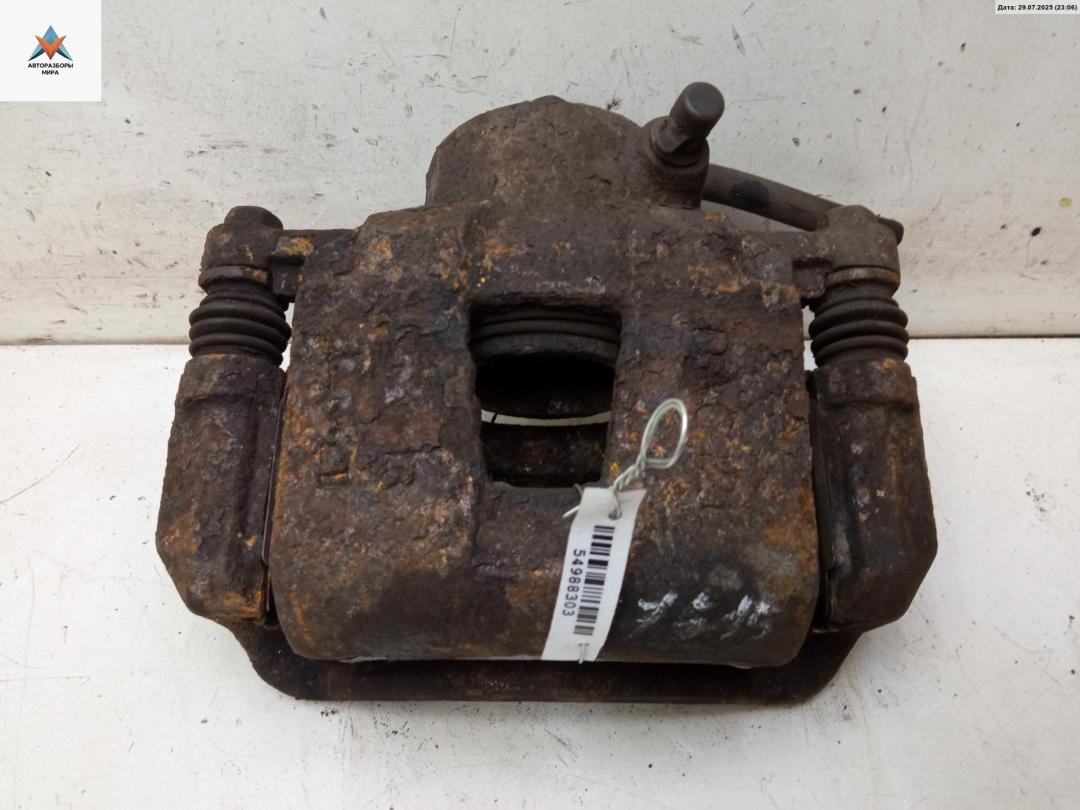 суппорт передний левый Chevrolet Nubira 1 поколение 2006, 1.6 л., бензин, МКПП, серый, универсал - фото №1