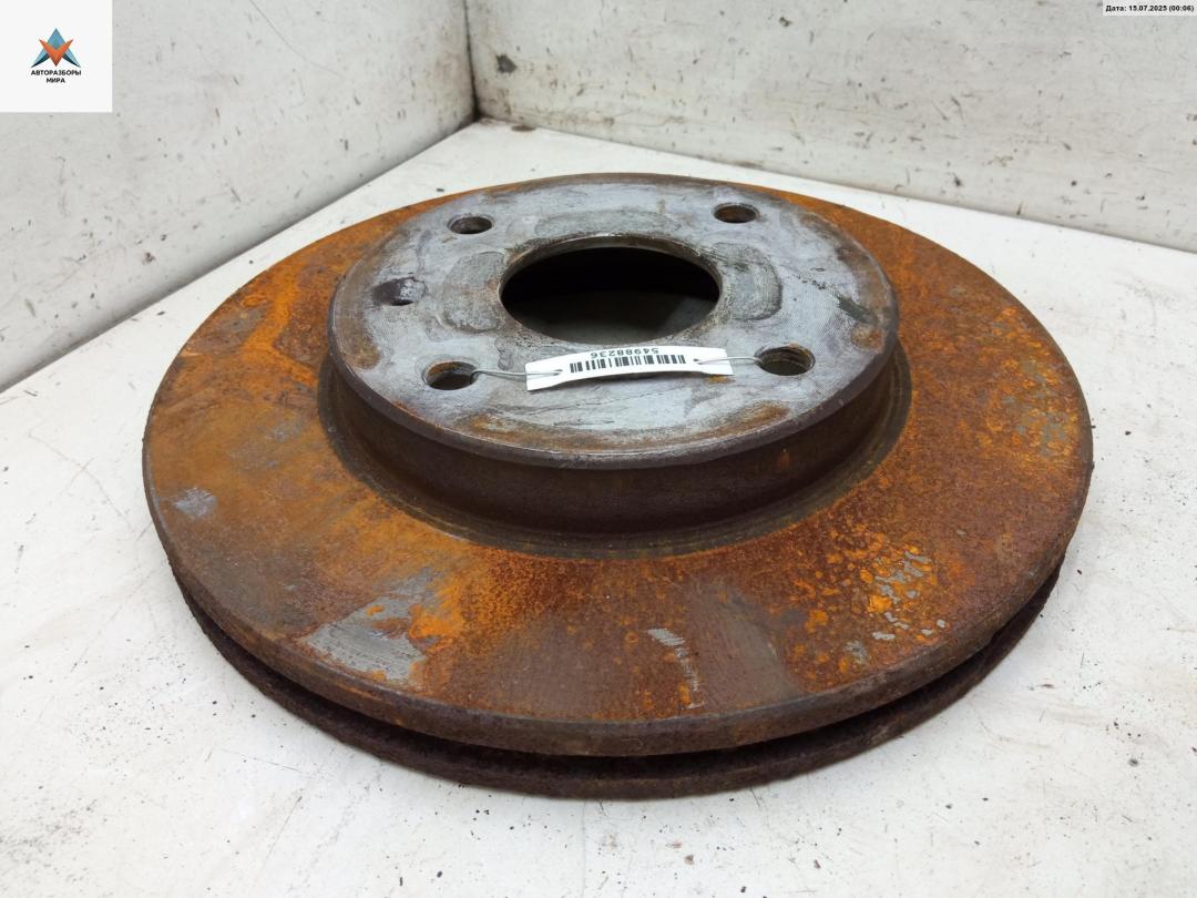 диск тормозной передний Chevrolet Nubira 1 поколение 2006, 1.6 л., бензин, МКПП, серый, универсал - фото №1