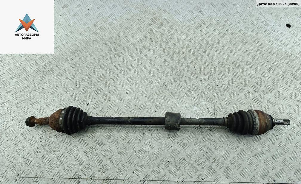 полуось передняя правая (приводной вал, ШРУС) Opel Zafira 2 поколение (B) 2006, 1.8 л., бензин, МКПП, серый, минивэн - фото №1