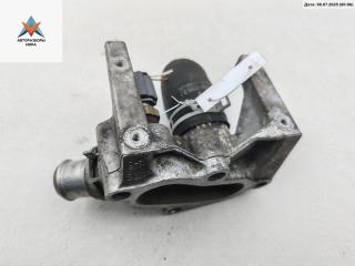 фланец (тройник) системы охлаждения Ford Focus 2 поколение [рестайлинг] 2007, 1.6 л., i, бензин, МКПП, синий, универсал