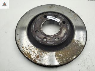 диск тормозной передний Citroen C4 1 поколение 2005, 1.6 л., бензин, МКПП, чёрный, хетчбэк 3 дв.