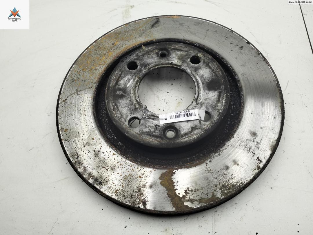 диск тормозной передний Citroen Xsara Picasso 1 поколение 2002, 1.8 л., бензин, МКПП, серый, хетчбэк 5 дв. - фото №1