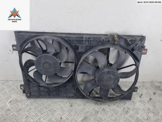 вентилятор радиатора SEAT Leon 2 поколение 2006, 1.6 л., бензин, МКПП, жёлтый, хетчбэк 5 дв., 1K0121207T