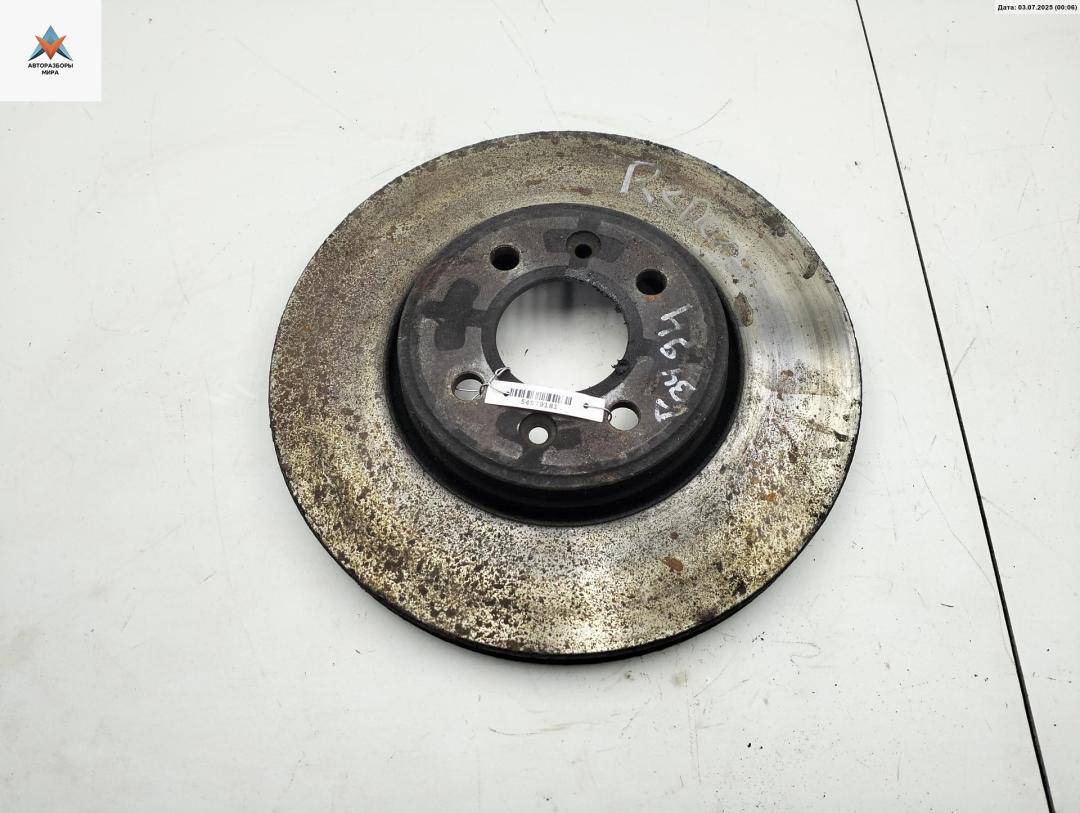 диск тормозной передний Dacia (Renault) Lodgy 2012, 1.5 л., дизель, МКПП, чёрный, универсал - фото №1