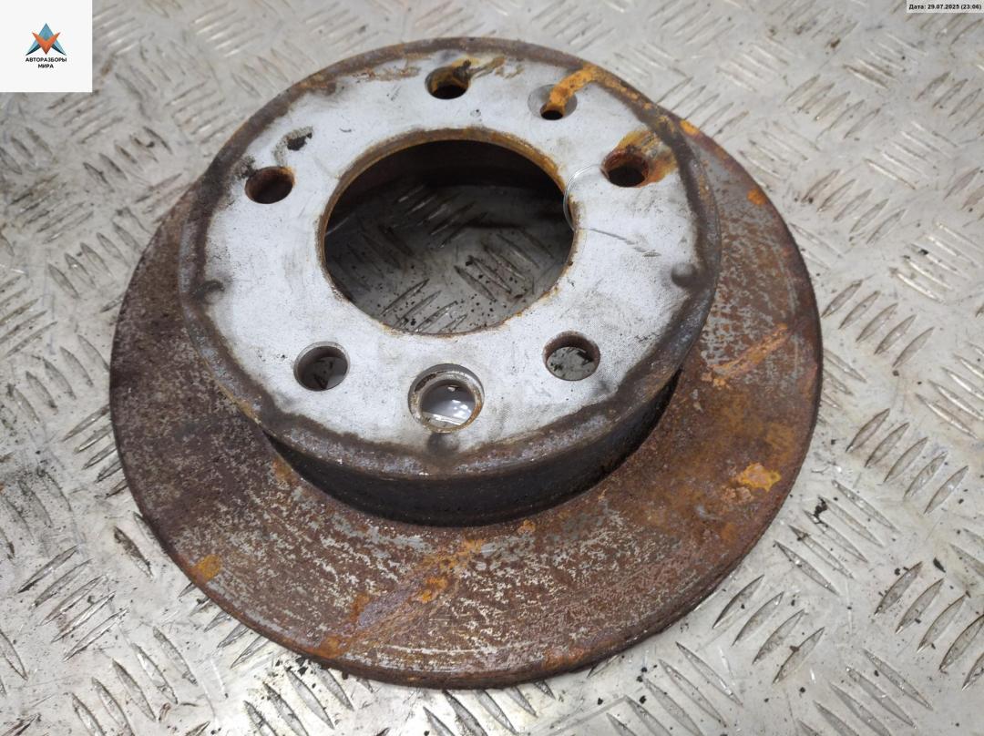 диск тормозной передний Volkswagen LT 2 поколение 2005, 2.5 л., дизель, МКПП, белый, микроавтобус - фото №1