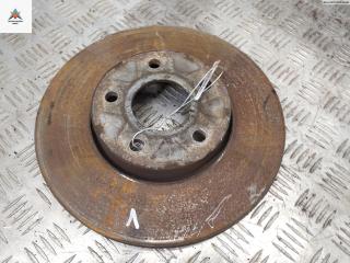 диск тормозной передний Volvo S40 2 поколение 2005, 1.8 л., бензин, МКПП, чёрный, универсал