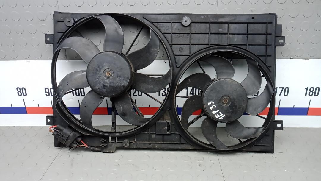 вентилятор радиатора Volkswagen Touran 1 поколение 2004, 1.9 л., дизель, МКПП, минивэн, 1K0121207T, 1K0959455CS, 1K0959455CT - фото №1