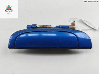 ручка наружная задняя левая Kia Rio 2 поколение 2006, 1.4 л., бензин, МКПП, синий, хетчбэк 5 дв.