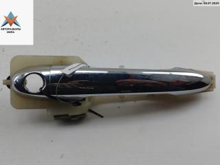 ручка наружная передняя левая Kia Carens 3 поколение 2006, 2.0 л., дизель, МКПП, серый, минивэн