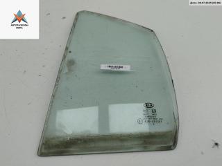 форточка задняя левая Kia Rio 2 поколение 2006, 1.4 л., бензин, МКПП, синий, хетчбэк 5 дв.