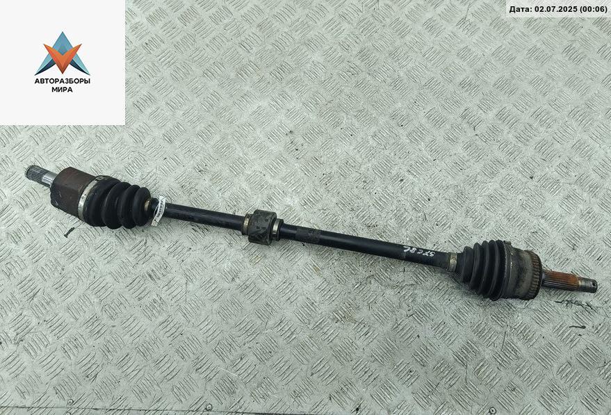 полуось передняя правая (приводной вал, ШРУС) Kia Rio 2 поколение 2006, 1.4 л., бензин, МКПП, синий, хетчбэк 5 дв. - фото №1