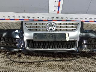 бампер передний Volkswagen Touareg 1 поколение [рестайлинг] 2008, 2.5 л., дизель, АКПП, внедорожник 5 дв.