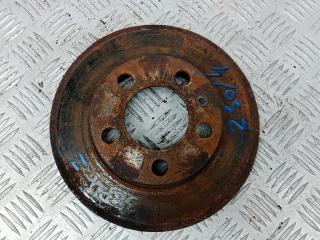 диск тормозной задний Volkswagen Polo 5 поколение 2010, 1.6 л., дизель, МКПП, хетчбэк 5 дв., 1J0615601P