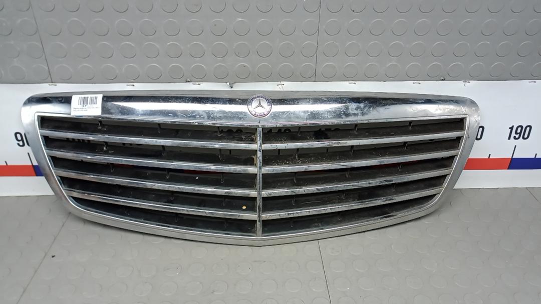 решетка радиатора Mercedes-Benz S-Класс W221 2006, 3.0 л., дизель, АКПП, седан - фото №1