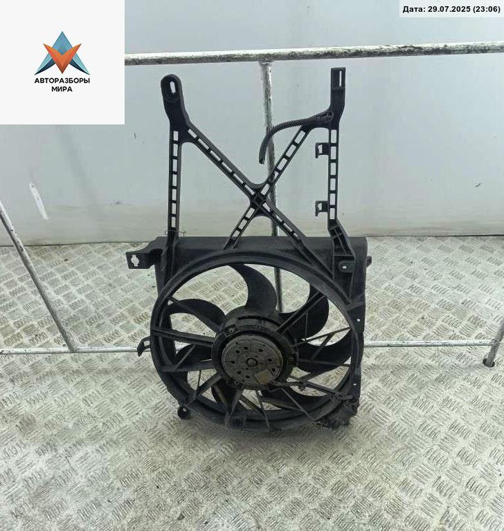 вентилятор радиатора Opel Zafira 2 поколение (B) 2005, 1.8 л., бензин, МКПП, серый, минивэн, 13106947 - фото №1