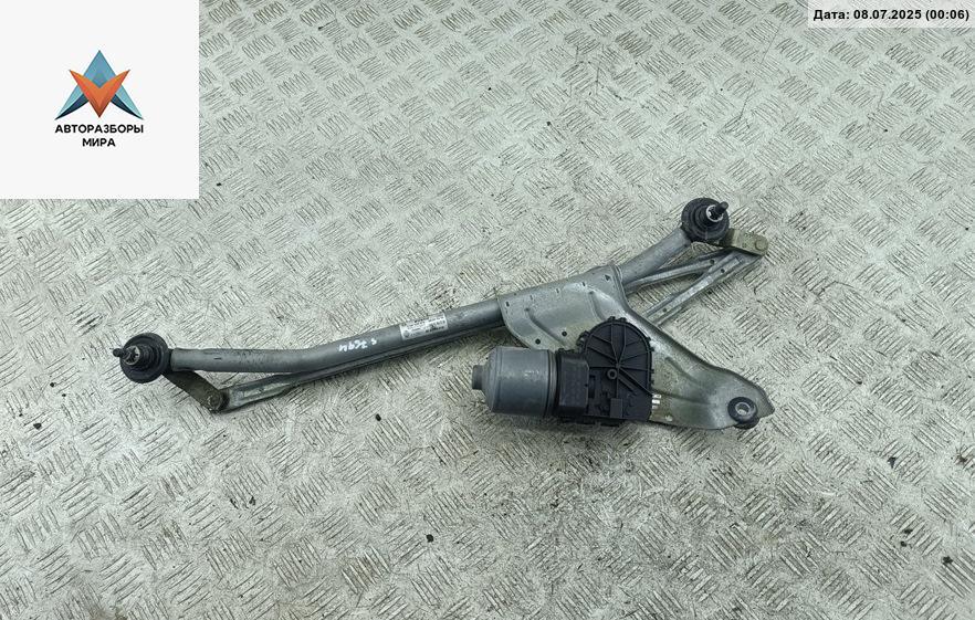 Механизм стеклоочистителя переднего (трапеция дворников) Dacia (Renault) Sandero I 2008, 1.4 л., бензин, МКПП, синий, хетчбэк 5 дв., 8200619512 - фото №1