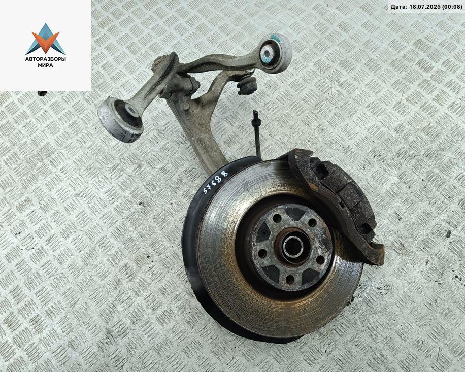 ступица передняя левая Audi A6 4F/C6 2006, 2.7 л., дизель, АКПП, серый, универсал - фото №1