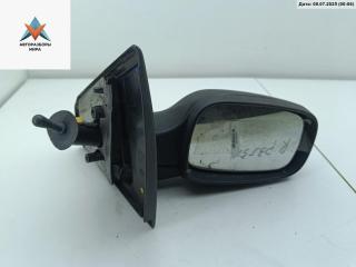 зеркало правое Renault Clio 3 поколение [рестайлинг] 2009, 1.2 л., бензин, МКПП, белый, хетчбэк 3 дв., 12443070