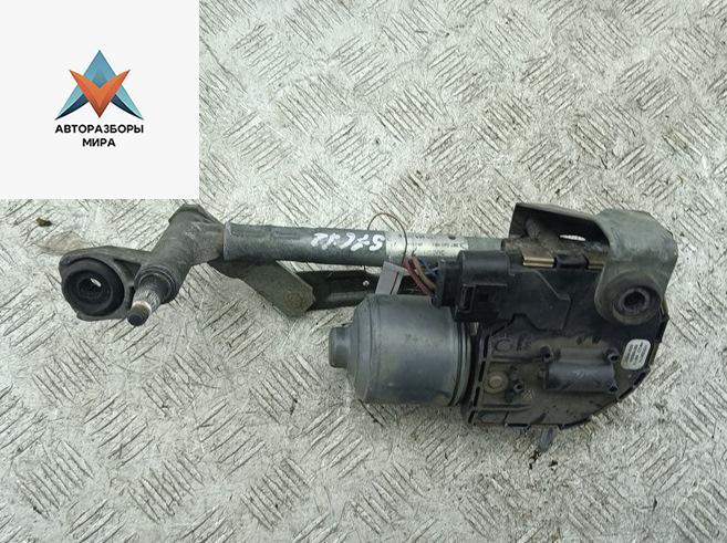 Механизм стеклоочистителя переднего (трапеция дворников) Volkswagen Touran 1 поколение 2004, 1.9 л., дизель, МКПП, синий, минивэн - фото №1