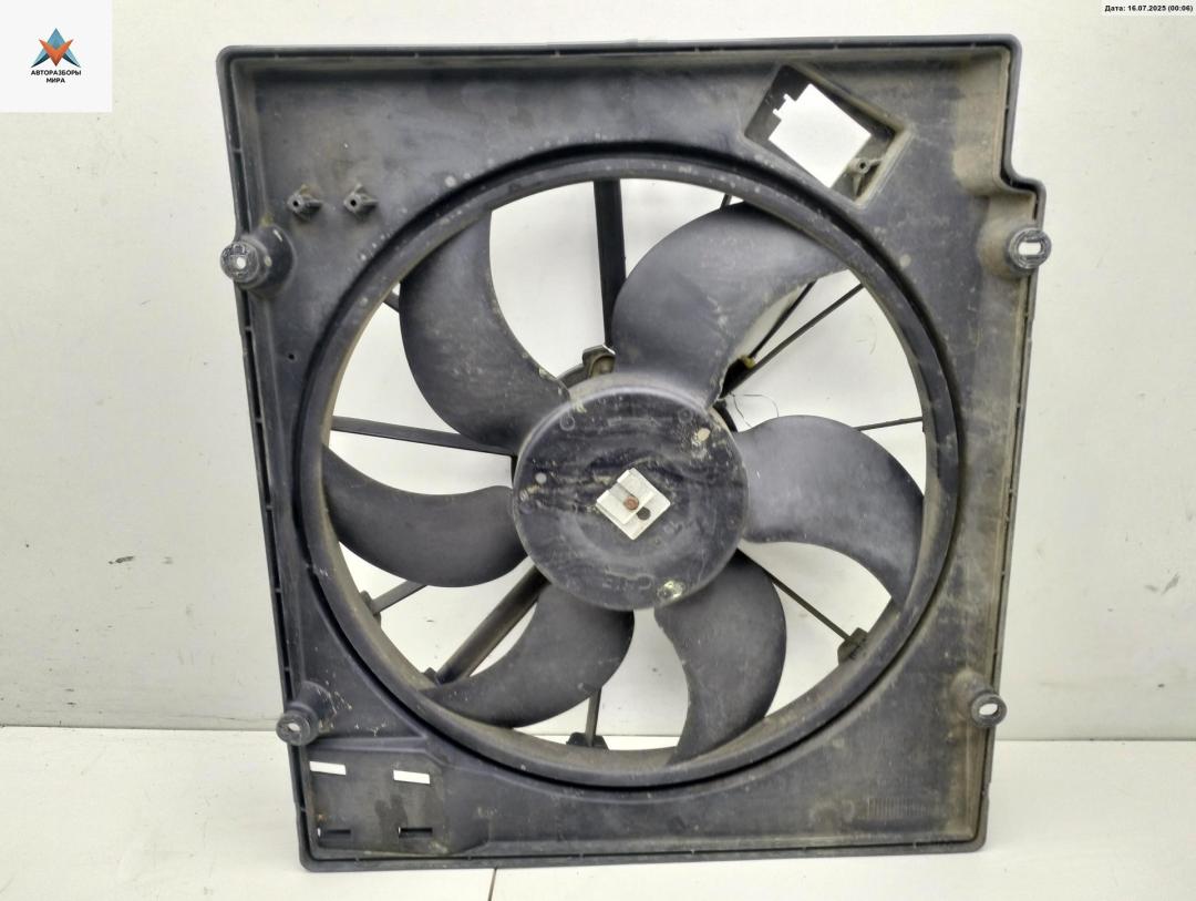 вентилятор радиатора Renault Scenic 1 поколение 1998, 1.6 л., бензин, МКПП, красный, минивэн, 7700421148 - фото №1