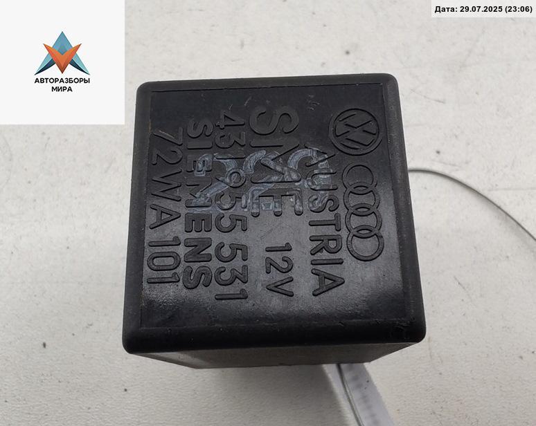 реле (прочие) Audi 80 8C/B4 1992, 2.0 л., бензин, МКПП, красный, седан, 431955531 - фото №1