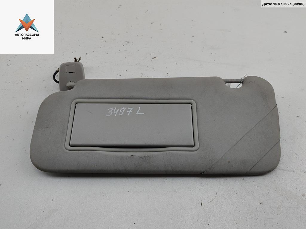 козырек солнцезащитный Peugeot 407 1 поколение 2007, 2.2 л., дизель, МКПП, чёрный, универсал, AVG - фото №1