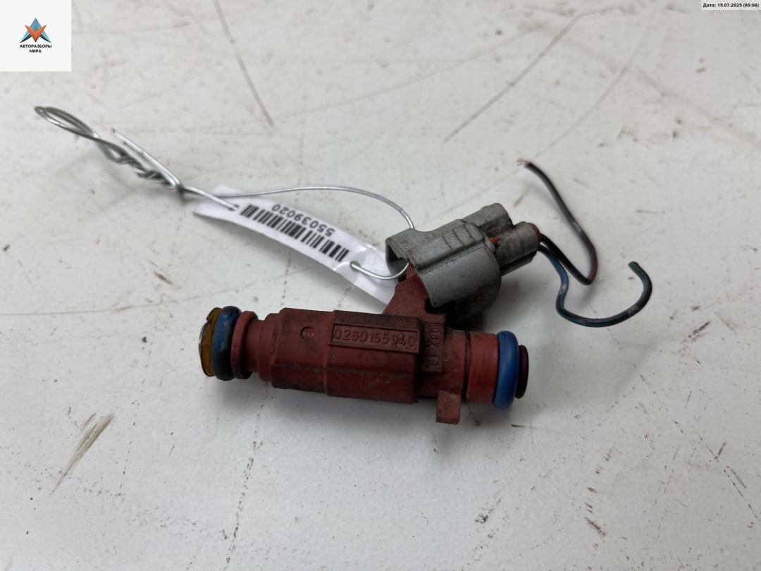 форсунка Nissan Almera N16 2000, 1.5 л., бензин, МКПП, синий, хетчбэк 5 дв., 166009F600 - фото №1