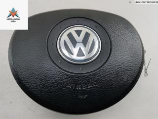 подушка безопасности водителя Volkswagen Touran 1 поколение 2004, 1.9 л., дизель, МКПП, синий, минивэн, 1T0880201A