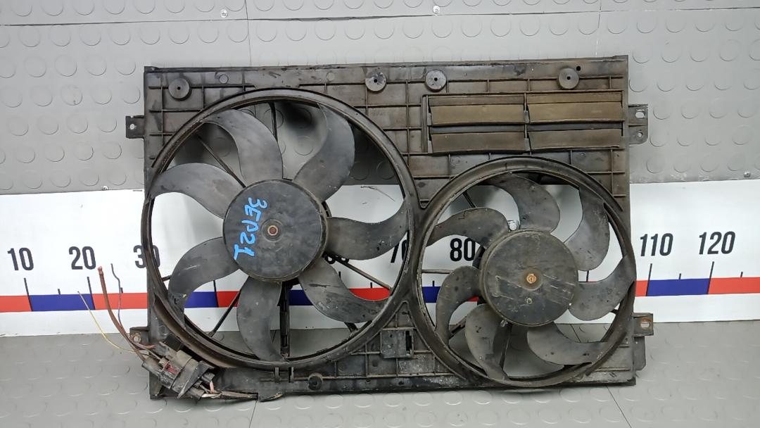 вентилятор радиатора Volkswagen Tiguan 1 поколение 2009, 2.0 л., дизель, МКПП, внедорожник 5 дв., 1K0959455ET, 1K0959455FR, 1K01212073C - фото №1