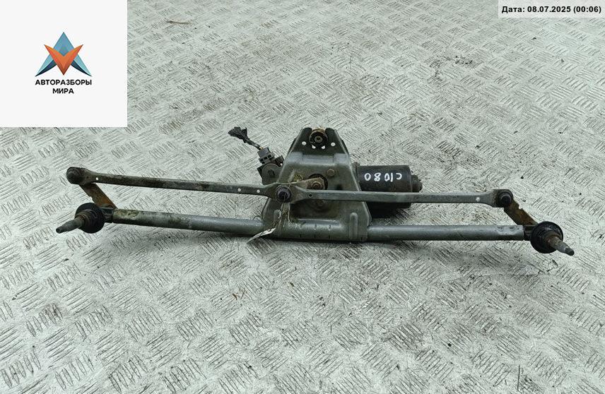 Механизм стеклоочистителя переднего (трапеция дворников) Renault Kangoo 1 поколение 1999, 1.4 л., бензин, МКПП, жёлтый, фургон, 7700312509 - фото №1