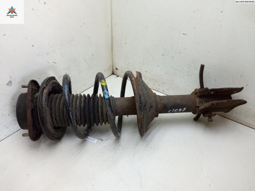 стойка передняя Subaru Legacy 3 поколение 2001, 2.0 л., бензин, АКПП, чёрный, универсал - фото №1