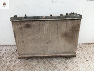 радиатор охлаждения SsangYong Musso 1 поколение 1996, 2.3 л., бензин, АКПП, синий, внедорожник 5 дв.