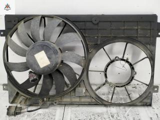 вентилятор радиатора Volkswagen Caddy 3 поколение 2009, 1.4 л., бензин, МКПП, красный, фургон