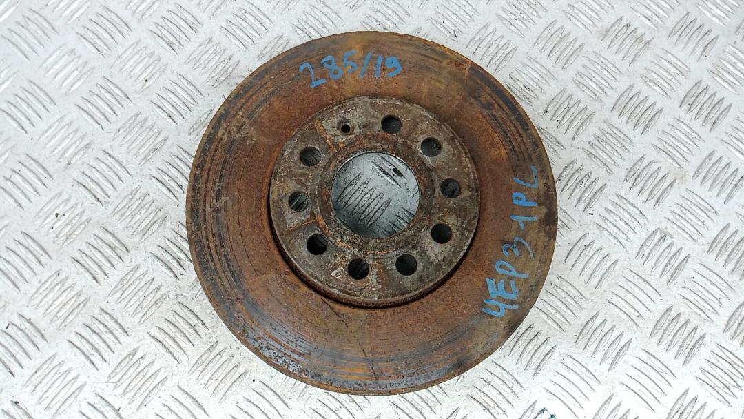 диск тормозной передний Volkswagen Caddy 3 поколение 2004, 1.9 л., дизель, МКПП, 5Q0615301H, 1K0615301T - фото №1