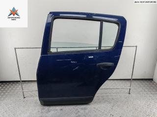 дверь сдвижная Dacia (Renault) Sandero I 2008, синий, хетчбэк 5 дв.
