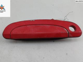 ручка наружная передняя левая Hyundai Getz 1 поколение 2002, 1.3 л., бензин, МКПП, красный, хетчбэк 5 дв.