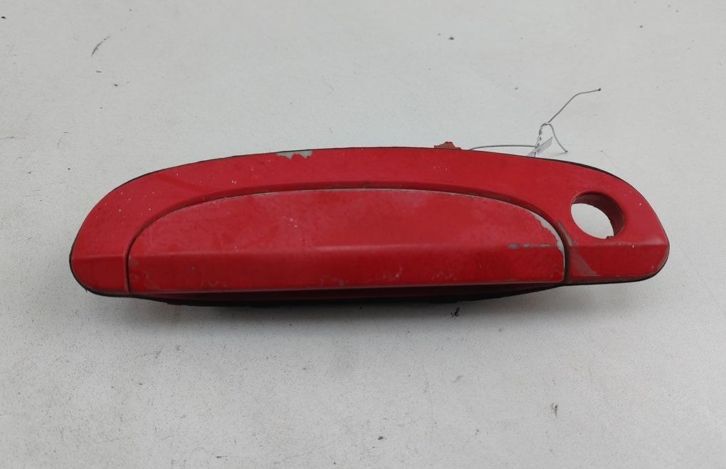 ручка наружная передняя левая Hyundai Getz 2002, 1.3 л., бензин, МКПП, красный, хетчбэк 5 дв.