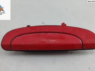 ручка наружная задняя левая Hyundai Getz 1 поколение 2002, 1.3 л., бензин, МКПП, красный, хетчбэк 5 дв.