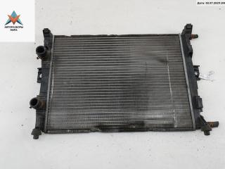 радиатор охлаждения Renault Megane 2 поколение 2004, 1.6 л., бензин, МКПП, чёрный, хетчбэк 3 дв., 872206D