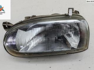 фара левая Volkswagen Golf 3 поколение 1995, 1.6 л., бензин, МКПП, чёрный, хетчбэк 5 дв., 1H6941015CN
