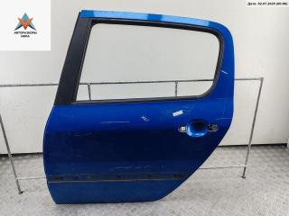 дверь сдвижная Peugeot 307 1 поколение 2004, синий, хетчбэк 5 дв.