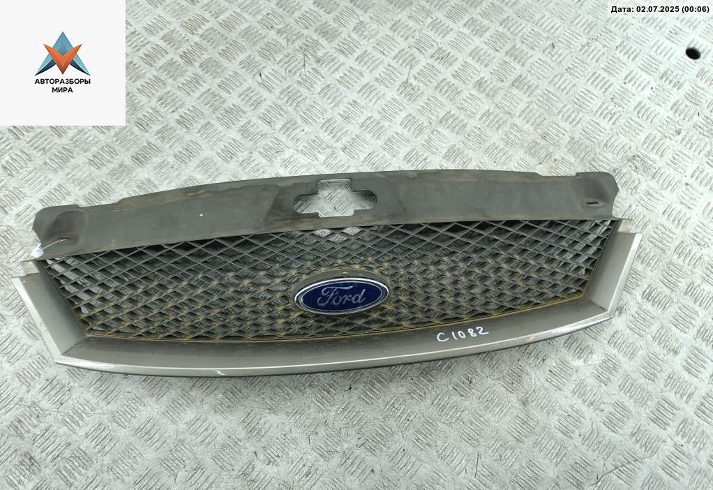 решетка радиатора Ford Mondeo 3 поколение 2002, серый, хетчбэк 5 дв., 1S7X8A100AX - фото №1