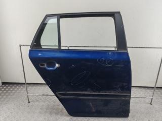 дверь сдвижная Skoda Fabia mk2 (5J) 2010, синий, универсал