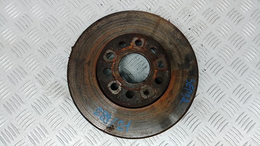 диск тормозной передний Volkswagen Touran 1 поколение 2005, 1.9 л., дизель, МКПП, минивэн, 5Q0615301H, 1K0615301T - фото №1