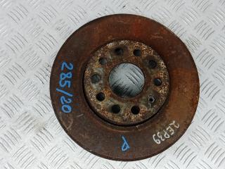 диск тормозной передний Volkswagen Touran 1 поколение [2-й рестайлинг] 2012, 1.6 л., дизель, МКПП, минивэн, 1K0615301T