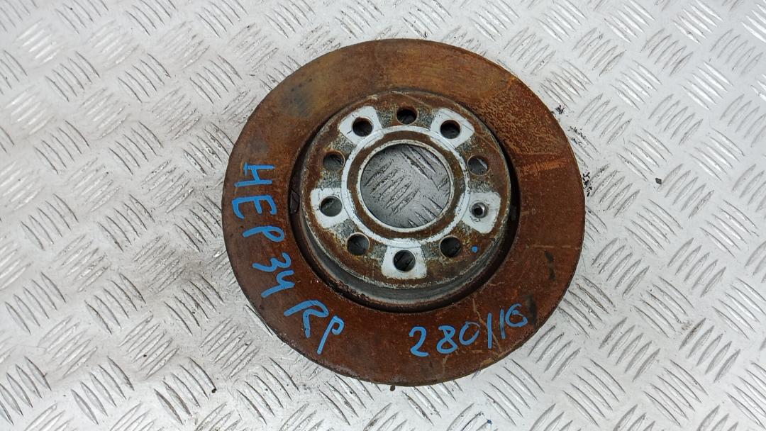 диск тормозной передний Volkswagen Jetta 5 поколение 2008, 1.9 л., дизель, МКПП, седан, 1K0615301AK, 1K0615301AC - фото №1